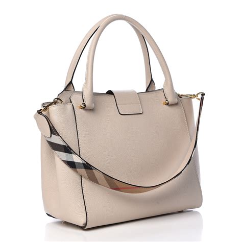 burberry medium buckle tote limestone|BURBERRY Soft Grain Calfskin Medium Buckle Tote Limestone .